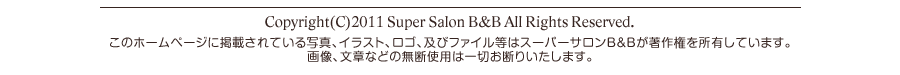 Copyright(C)2011 Super Salon B&B All Rights Reserved.
		このホームページに掲載されている写真、イラスト、ロゴ、及びファイル等はピンクサロンＢ＆Ｂが著作権を所有しています。
		画像、文章などの無断使用は一切お断りいたします